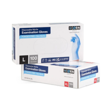 Large Blue Nitrile Gloves