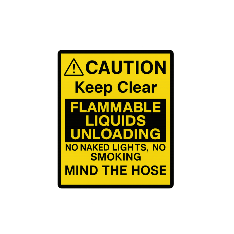 HOSE PAVEMENT SIGN